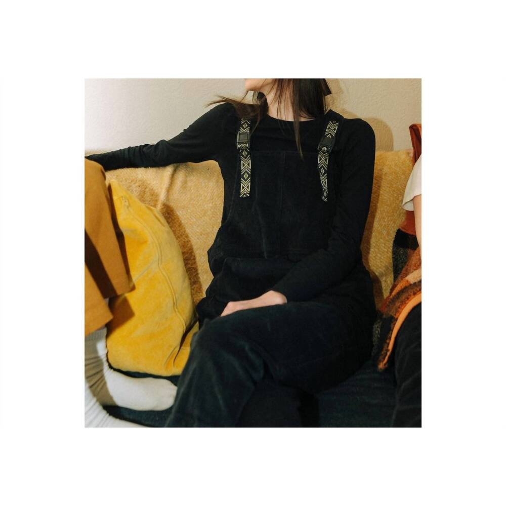 NEW KAVU women's san juan jumpsuit in moonless night - Picture 7 of 8